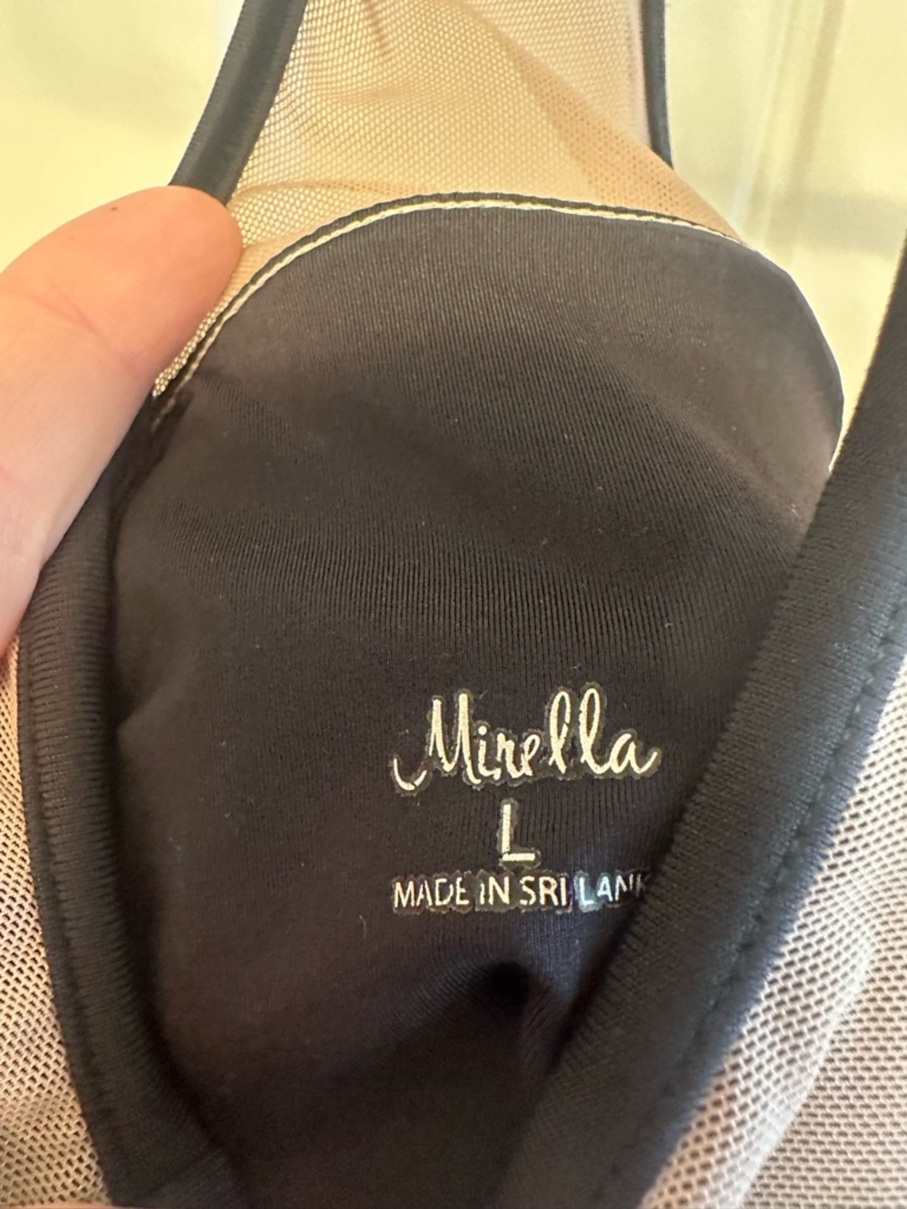 Mirella Black Mesh-Trim ballet leotard - Picture 6 of 6